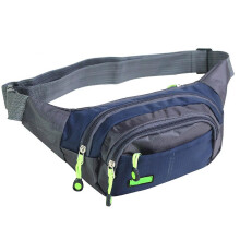 Riñonera deportiva impermeable y ligera con bolsillos con cremallera, cartera para teléfono y bolso de hombro para hombres y mujeres, i