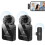Wireless Lavalier Microphone for iPhone and iPad, 8-Pin Receiver, Dual Mics, Black, Clear Audio 1