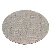 Set de table ovale en PVC antidérapant, résistant à la chaleur, protection contre les brûlures, décoration de cuisine durable