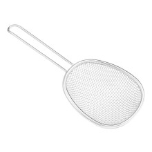 Schiumarola da cucina in acciaio inox a maglia fine per cucinare, friggere e scolare gli alimenti