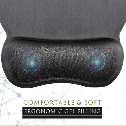 Εργονομικό Mouse Pad με υποστήριξη καρπού, στήριγμα καρπού με τζελ, άνετο Mouse Pa 1