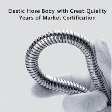 Stainless Steel Shower Hose 1.2m, Anti-Twist Flexible Handheld Shower Hose for Bathroom Use