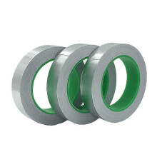 Silver 15mm High Temperature Aluminium Foil Tape, Heat Resistant Adhesive Tape, 20 m Roll for Sealing and Insulation