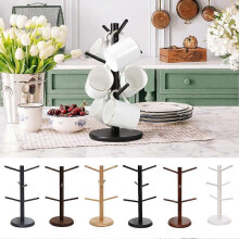 Porta tazze a forma di albero, supporto per tazze da caffè con base spessa per riporre oggetti sul piano della cucina.