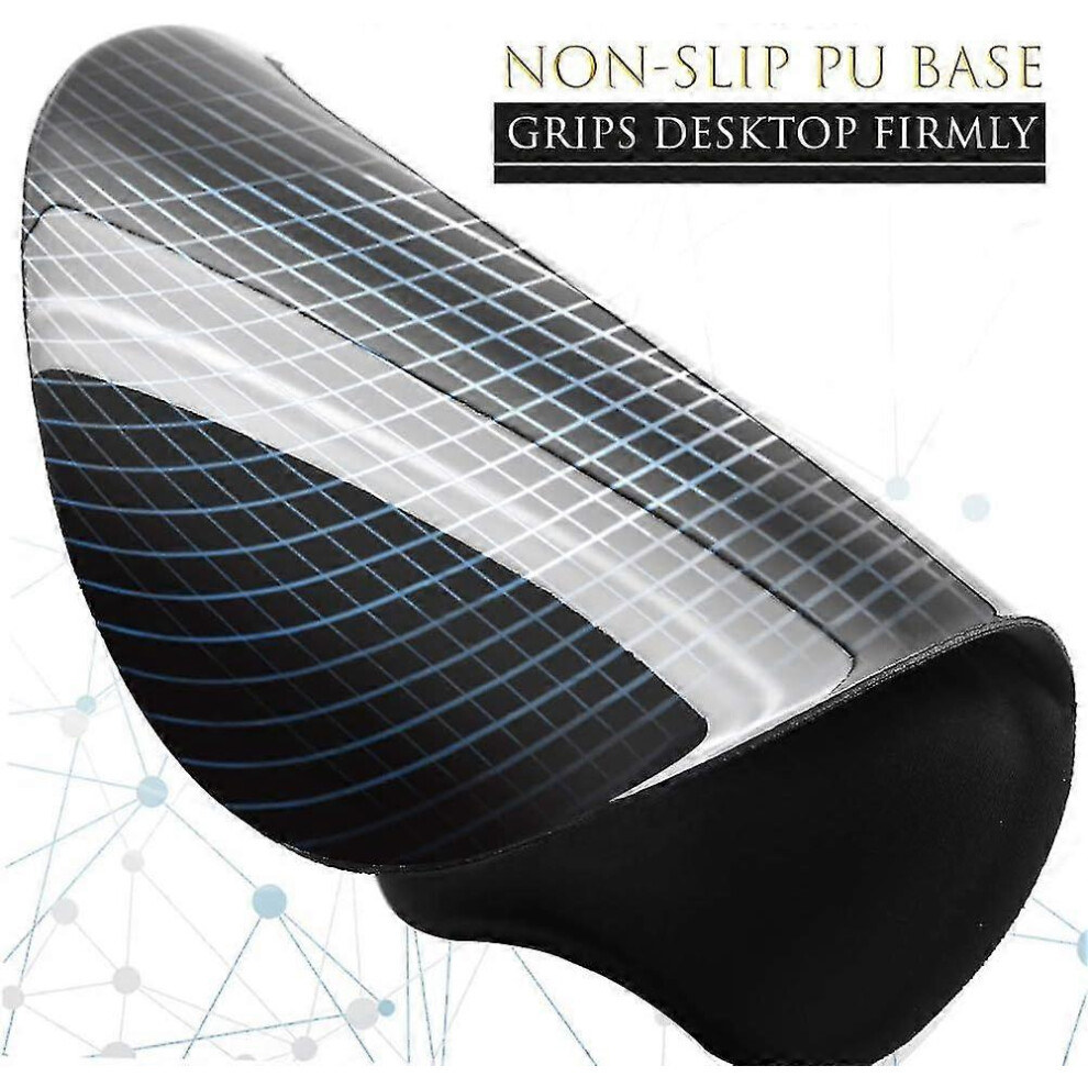 Ergonomic Mouse Pad With Wrist Support, Gel Wrist Rest, Comfortable Mouse Pad For Laptop And Desktop, Pain Relief 9172985183618