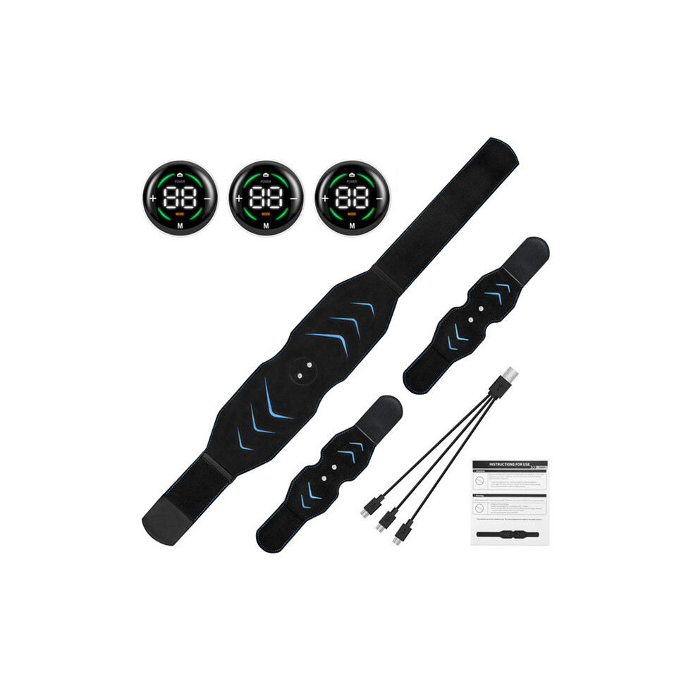 Stoyotu Waist Abdominal Muscle Stimulator Ems Body Abs Slimming Belt Vibration Fitness Belts Weight Loss Arm Leg Workout Equiment
