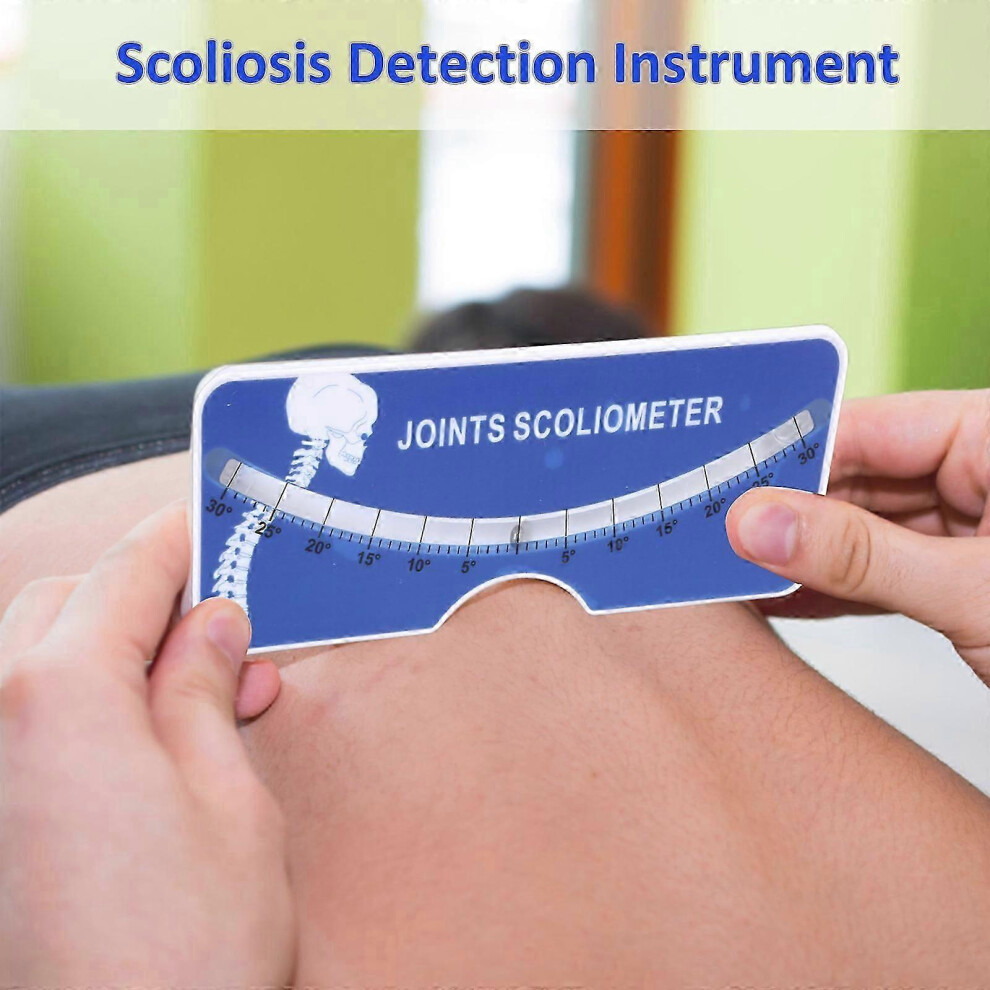 Scoliometer, Easy-To-Use Abs Scoliosis Angle Gauge, 0 To 30 Degree For Home Use, Back And Spine Measurement 9172985636893