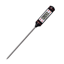 Digital Meat Thermometer with Long Probe for Kitchen Cooking, Fast Instant Read, Stainless Steel, Easy to Use