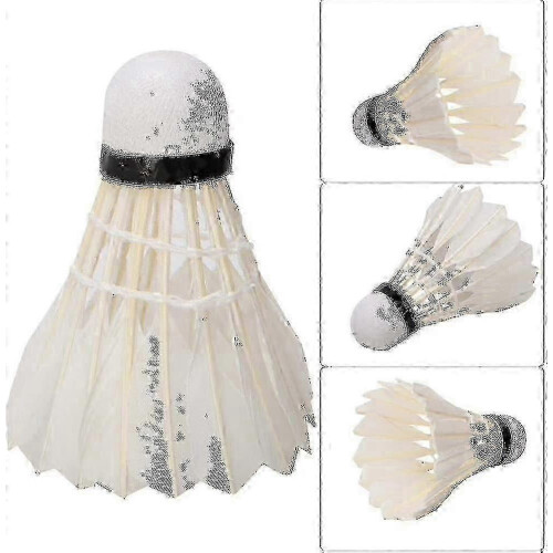 Μπάλες μπάντμιντον Shuttlecocks, 12 επαγγελματικές μπάλες με φτερά για προπόνηση κ 2