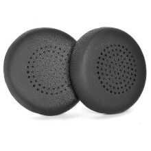 Coussinets d'oreille de rechange en cuir noir, compatibles avec les casques sans fil Uproar