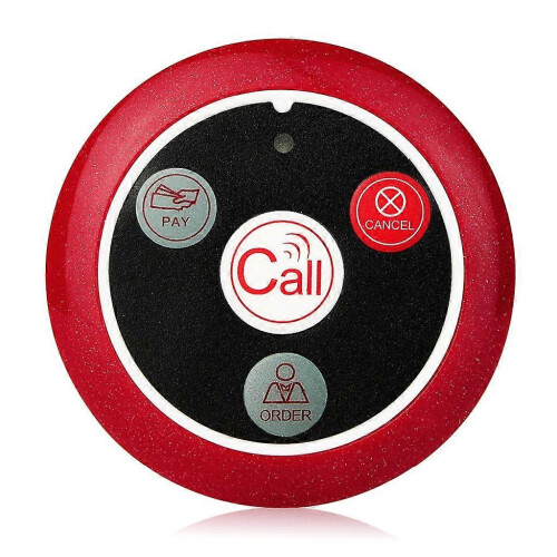 Wireless Restaurant Pager System for Coffee Shops and Dessert Counters with Long Range Alerts