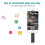 Περιστρεφόμενη μονάδα flash USB 256GB, μονάδα USB 3.0 τύπου C Lightning 3 σε 1 για τηλέφωνα, 5