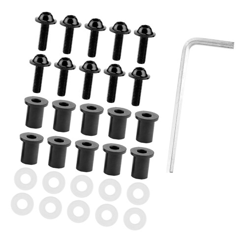 10pc Windshield Bolts Nut Washers Kit 2