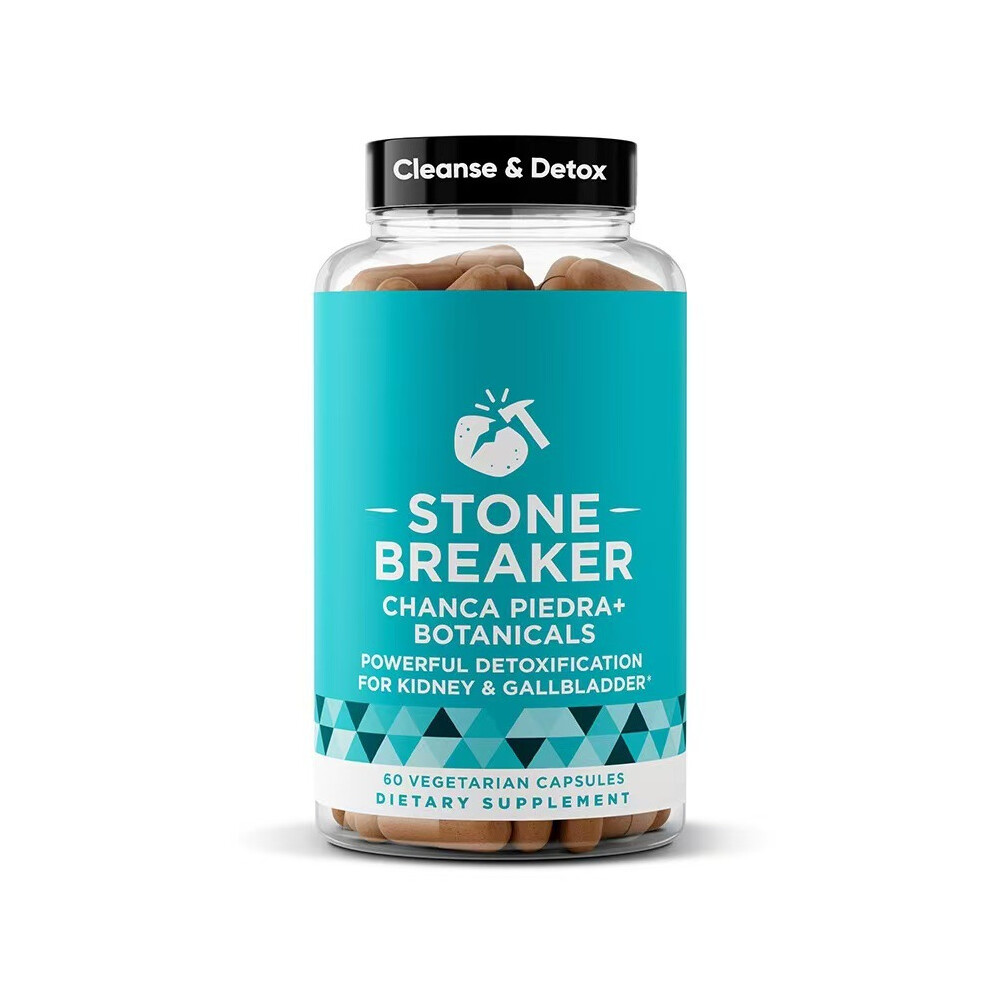 (2PCS) Stone Breaker 60  Capsules -Botanical for Kidney & Gallbladder Detox Cleanse