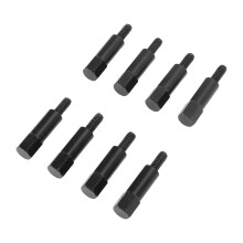 8x Black Coated SBC Valve Bolts