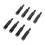 8x Black Coated SBC Valve Bolts 1