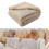 Waterproof Pet Blanket Beige 71x100 Inch 4