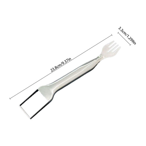 Coupe-pastèque en acier inoxydable, 3 pièces 2