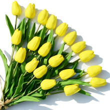 Light Purple Artificial Tulips Home Decoration 10pcs