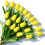 Light Purple Artificial Tulips Home Decoration 10pcs 1