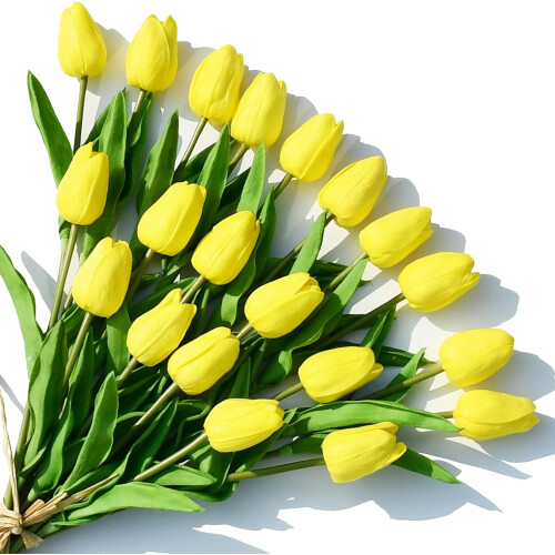 Light Purple Artificial Tulips Home Decoration 10pcs