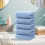 Basic Bath Towel Microfiber Soft 100% Cotton 5 PCS 3