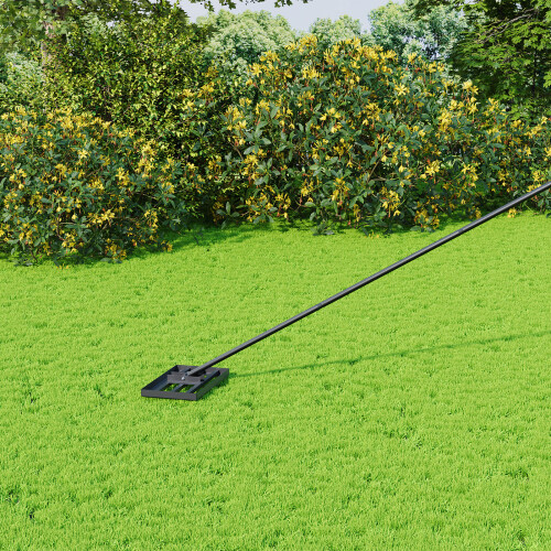 Living And Home Lawn Levelling Rake with 198cm Stainless Steel Handle 1