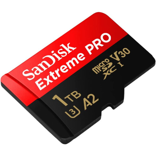 SanDisk SanDisk Extreme Pro MicroSD 1TB V30 A2 R200/W90 with Adapter 1