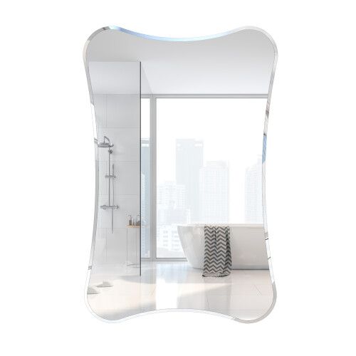 50x76 Beveled Edge Bathroom Mirror Cabinets 1