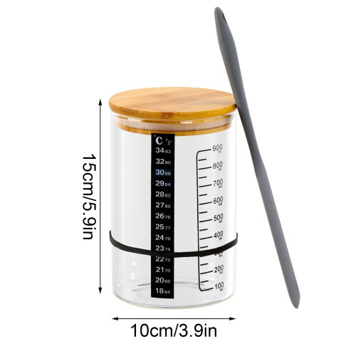 Glass Fermentation Jar with Graduated Scale 2