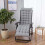 (1) (Gray) Casual Lounge Chair Cushion 2