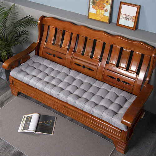 (1) (Gray) Casual Lounge Chair Cushion 2