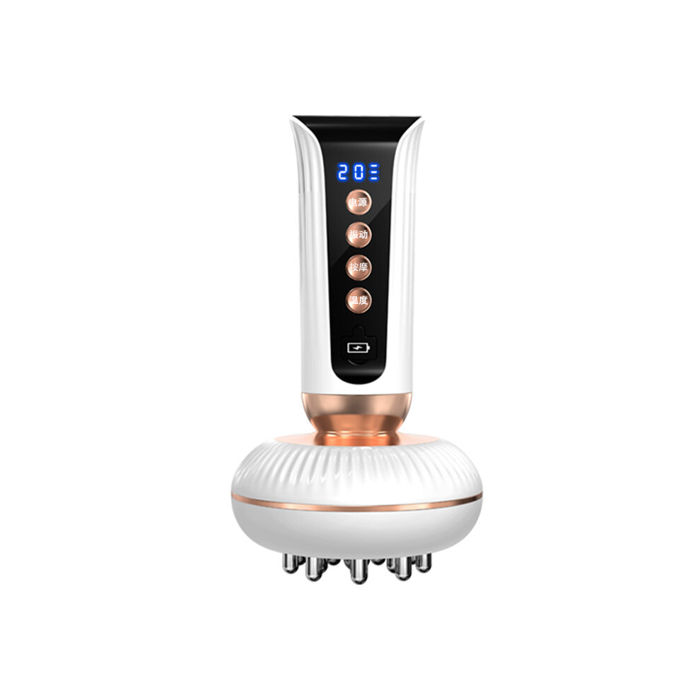 Stoyotu Ems Guasha Massage Brush Red Light Heating Body Shaping Lymphatic Drainage Detoxification Scraping Meridian Brush Fat Burner
