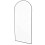 Gr8 Home Large 165x60cm Black Arched Wall Mounted Mirror 6