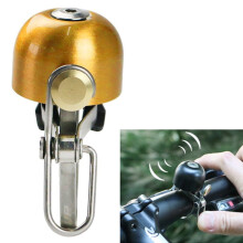 Vintage medený zvonček na bicykel, cyklistický doplnok (farba darčekov: zlatá) Darčeky: strieborná