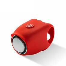 Timbre para bicicleta/bocina para bicicleta de montaña de 120 decibelios (rojo) Regalos: verde