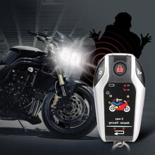 Universeel motoralarm, tweeweg antidiefstalapparaat met sensor en afstandsbediening. Cadeau: antidiefstalapparaat