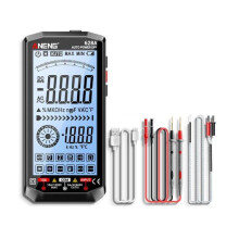 Aneng Plne automatický inteligentný digitálny multimeter kompatibilný s elektrotechnikou (čierny) Darčeky: čierna