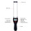 Benetech GM650A Getreidefeuchtemessgerät, ohne Batterien, 30 cm 3