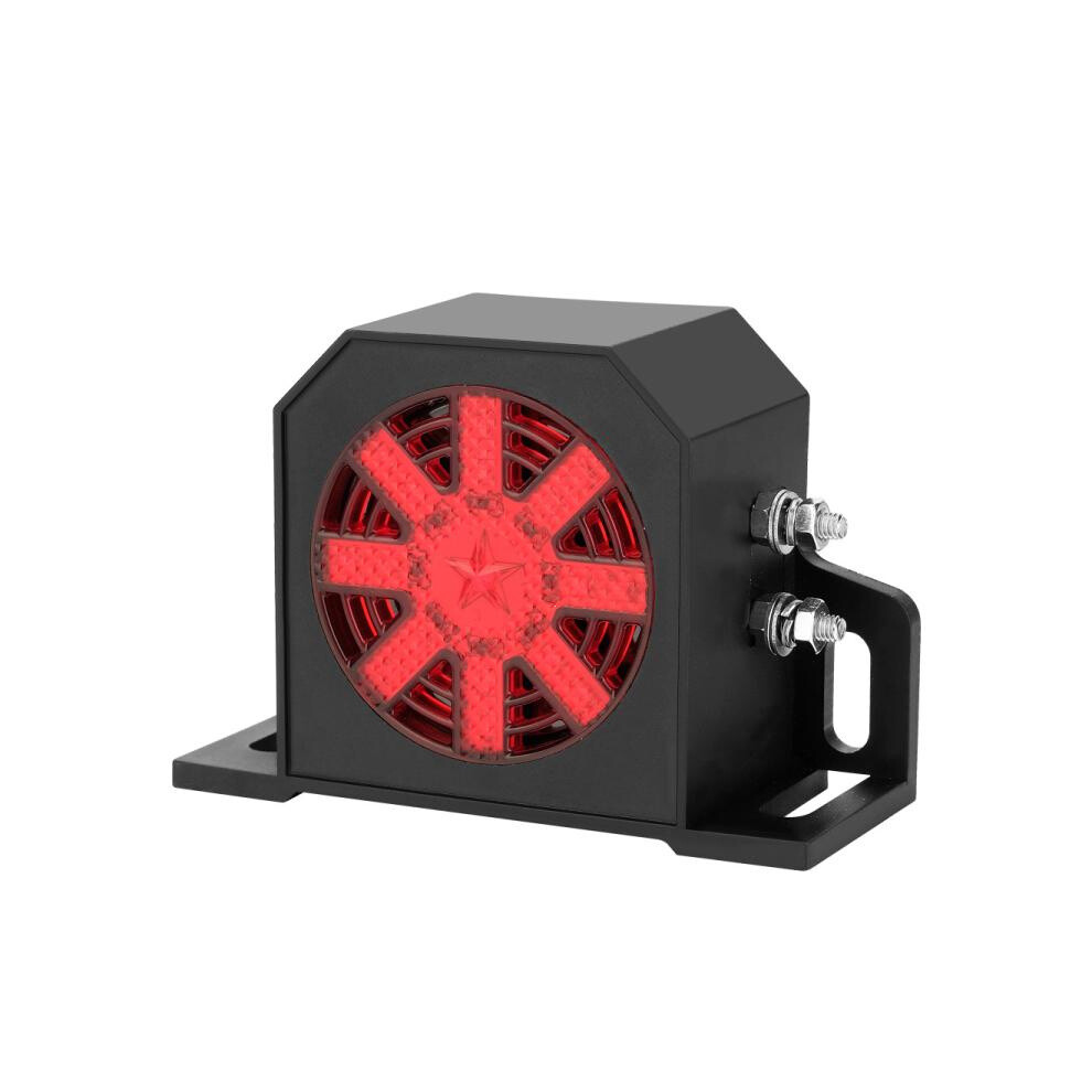 Waterproof Car Reversing Horn Alarm With Voice And Light, Specifications Gifts: 9-80V Gifts:9-80V With Light 9072918074023