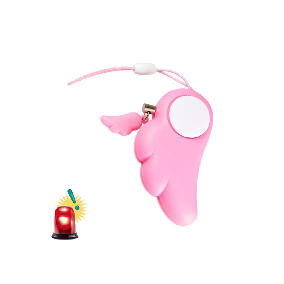 The Personal Alarm Has A 90Db Siren (Pink). Gifts:angel Wing 9072918074238