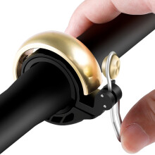 West Biking Retro Messingglocke kompatibel mit A Crisp And Loud Ride (Gold) Geschenke: WEST BIKING Kupferglocke (Gold)