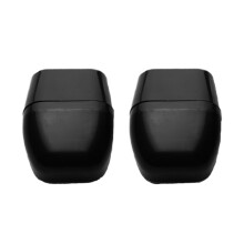 Lot de 3 paires d'alarmes anti-animaux discrètes pour voiture (noires), compatibles. Cadeau : Noir