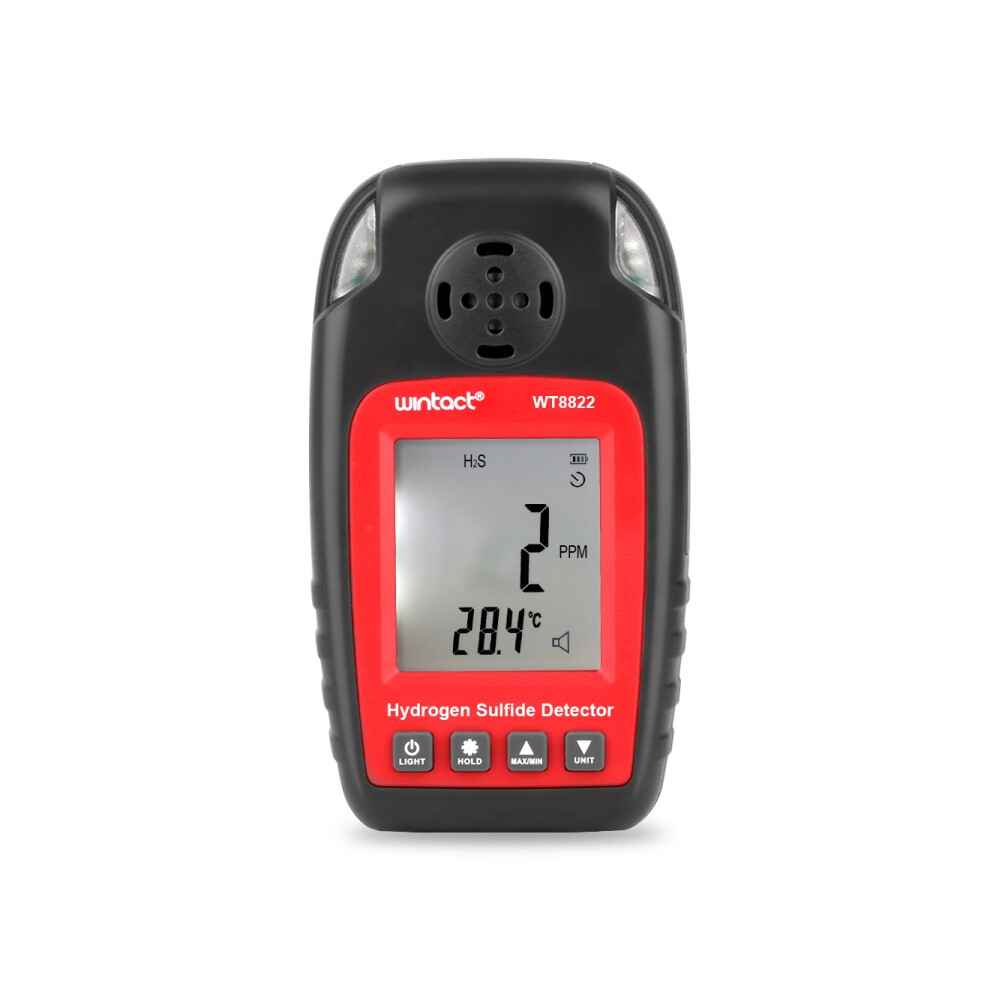 Wintact Wt8822 Hydrogen Sulfide Detector, Standalone H2s Gas Sensor, High-Sensitivity Poisoning Alarm Detector Gifts:wt8822 9072918076690
