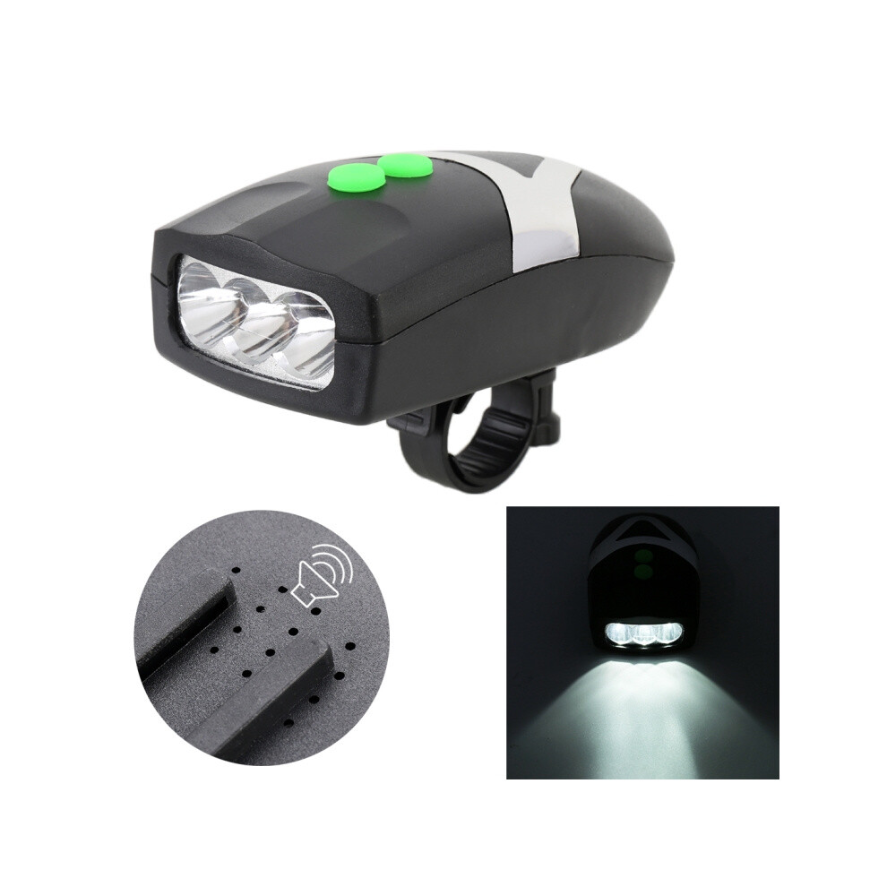 Electric Bicycle Horn, Led Flashlight With Mountain Bike Headlight And Horn Gifts:electric Horn With Light 9072918077956