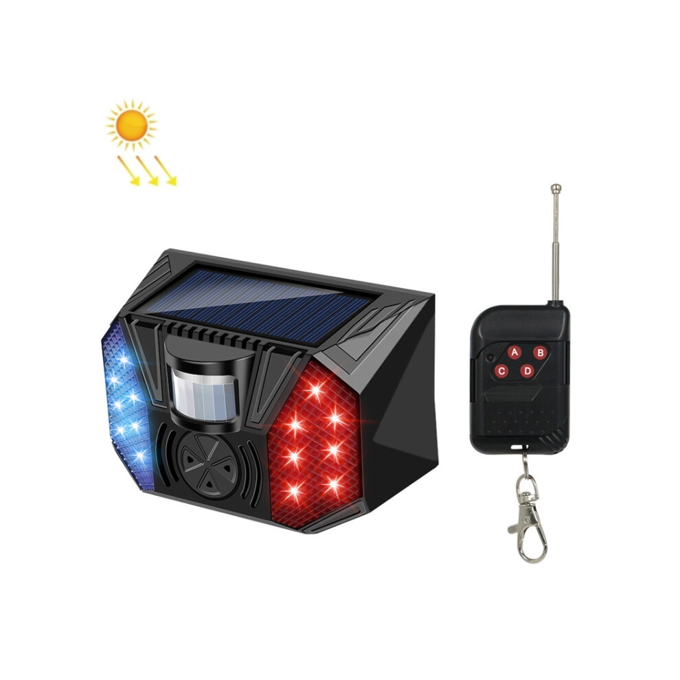 Rc-711 Solar-Powered Outdoor Orchard/Fishpond Anti-Theft Infrared Alarm (Black) 9072918078588