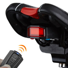 Antusi A6 Bicycle Smart Alarm Taillight With Remote Control, Cob Light Source, Usb Charging Gifts:A6