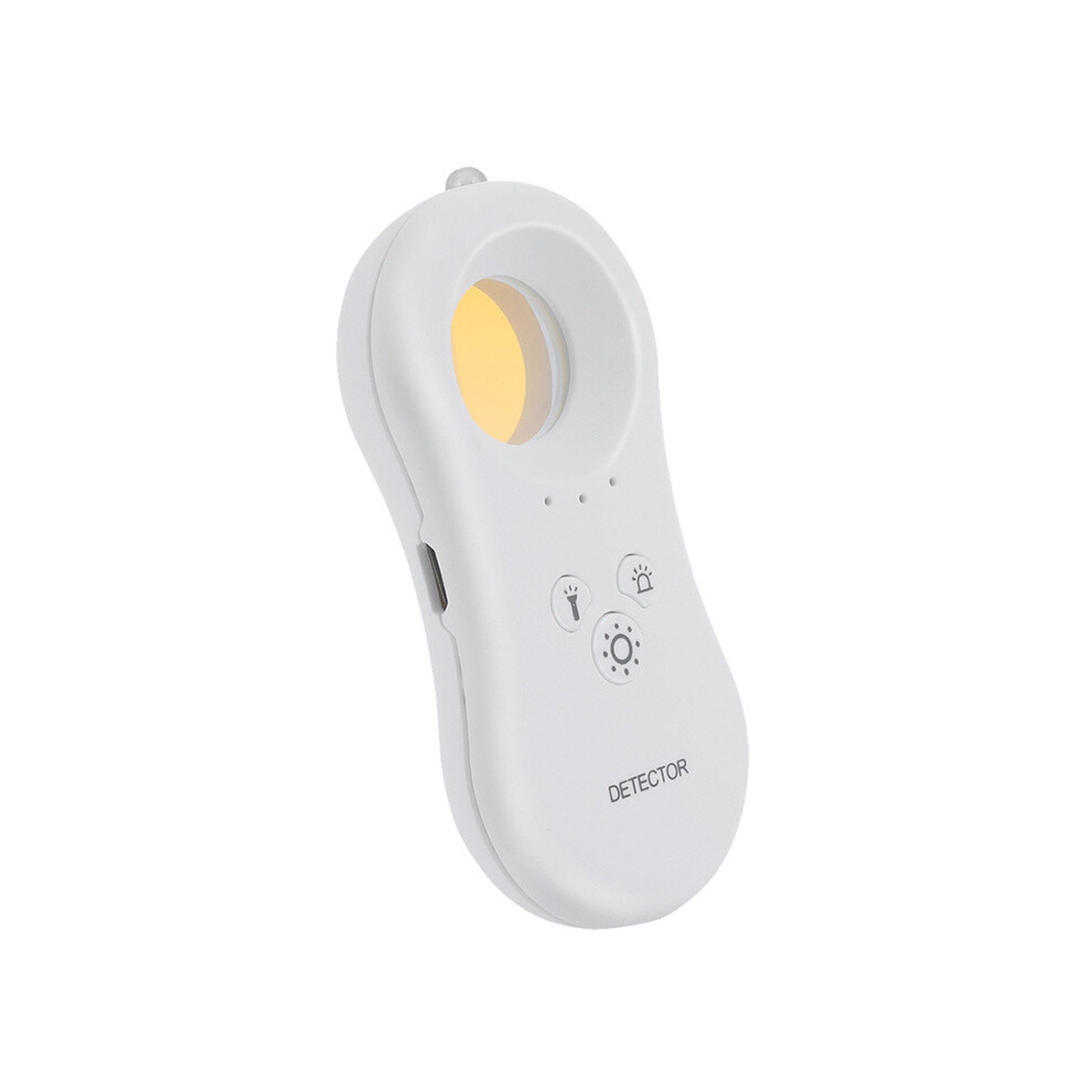 Portable Anti-Spy Camera Detector (White) - Infrared Scanning Anti-Theft Alarm. Gifts:tcq01 9072918078946