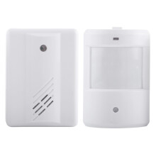 F622-108 Upgraded Split-Type Infrared Human Body Detector Wireless Doorbell Welcome Alarm