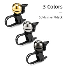 Bg-201501 Retro Mini Kugelförmige Fahrradklingel (Schwarz) Geschenke:golden